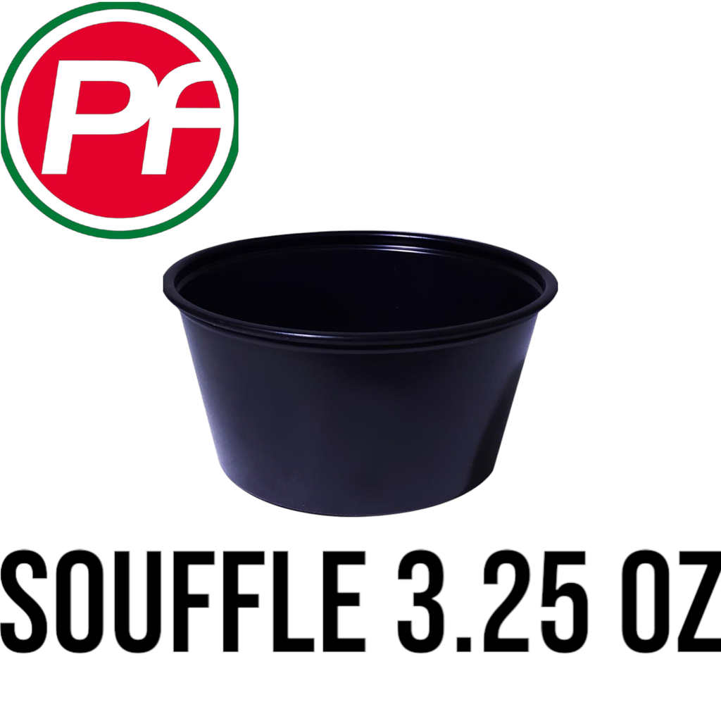 ENV SOUFFLE # 3.25 OZ NEGRO PF