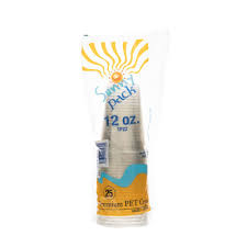 VASO PET 12OZ SUNNY PACK V12