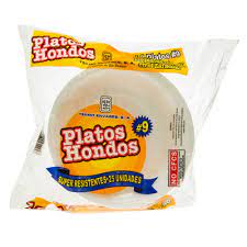 PLATO HONDO FOAM # 9 TERMO ENVASES