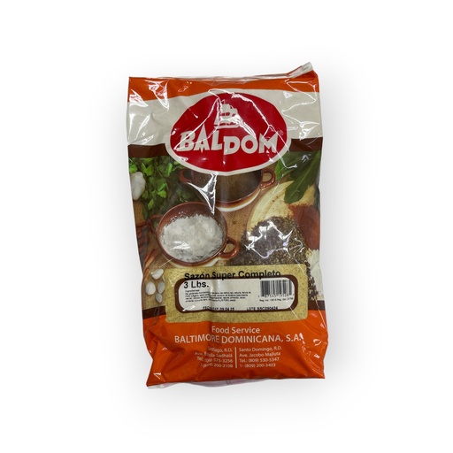 SAZON SUPER COMPLETO 3 LBS BALDOM