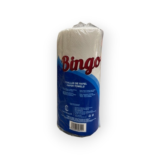 PAPEL TOALLA BINGO DOBLE CAPA